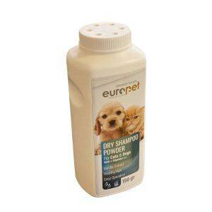 Europet dry shampoo for dogs and cats